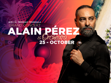 Alain Pérez concert at Meliá Trinidad Península - Offers and discounts for vacations in Cuba